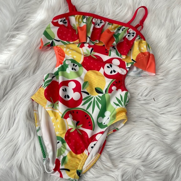 Disney Other - Disney fruit swim suit - size 5/6 NWOT